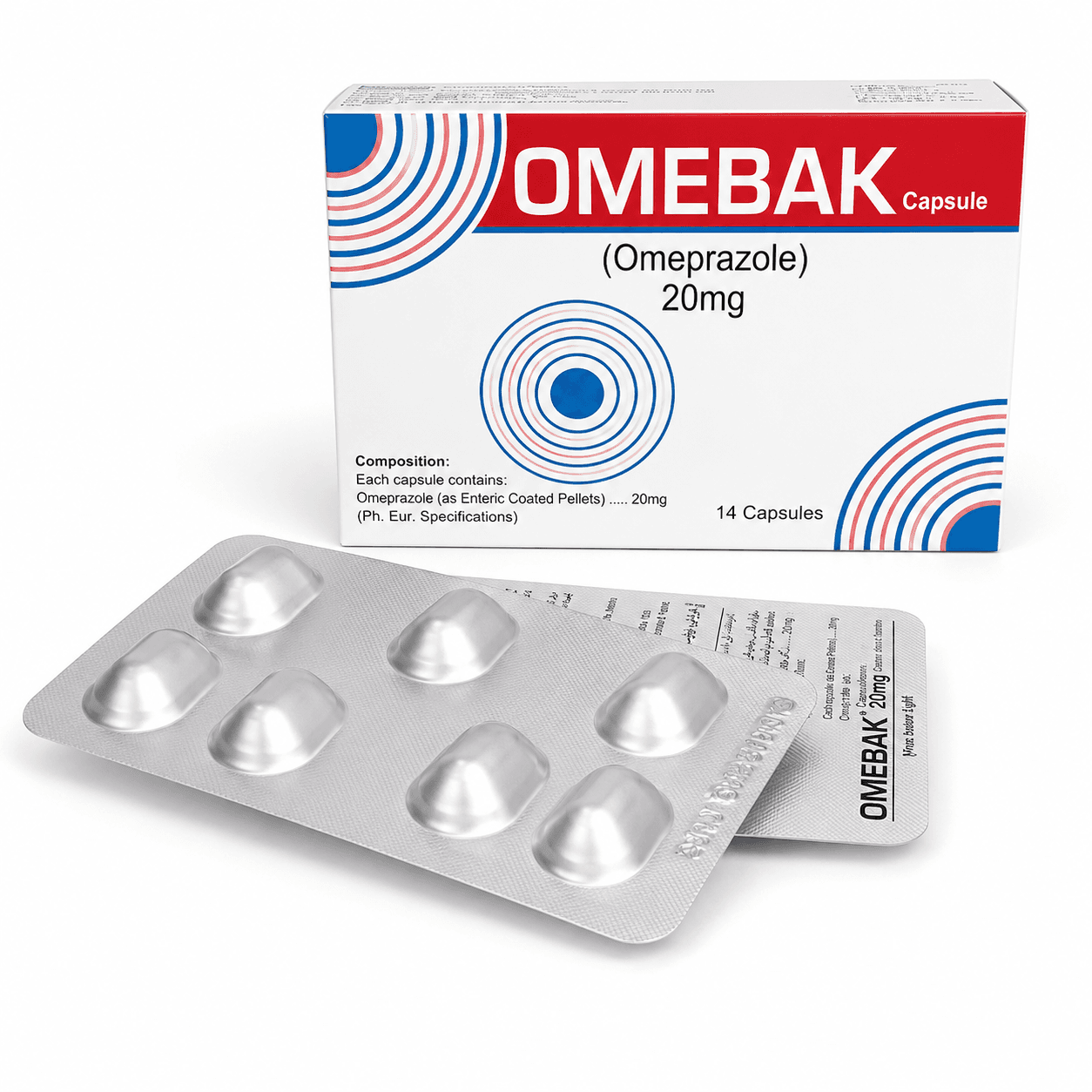 Omebak 20mg Caps